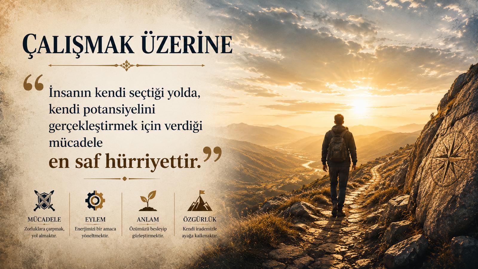 ÇALIŞMAK ÜZERİNE